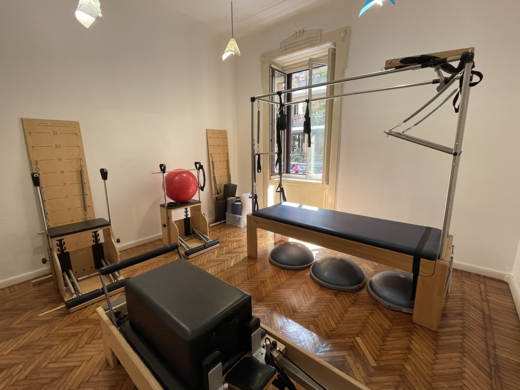 Pilates con macchine Milano (foto dello studio JustB in zona Loreto)